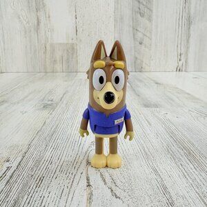 Bluey Figure Alfie Toy Store Employee Quiet Game Dingo Blue NEW